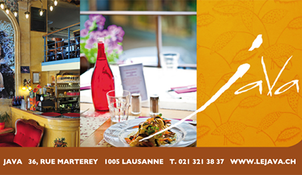 Café Java | CHF 20.- offerts sur toute la carte au Café Java Lausanne