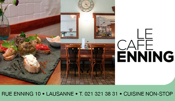 Café Enning | CHF 10.- offerts sur toute la carte au Café Enning Lausanne