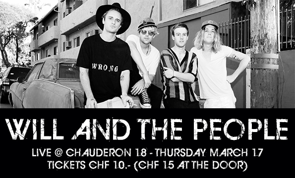 Club Chauderon 18 (No Name) | Invitation pour Will & The People (concert à Chauderon 18)