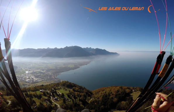 Les Ailes du Léman | 40% sur un vol découverte en parapente (Villeneuve)