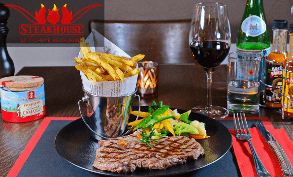 STEAKHOUSE - La Bohème  | STEAKHOUSE LAUSANNE | CHF 20.- offerts