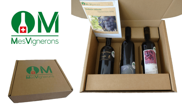 MesVignerons | Abonnement Box vin 100% suisse | CHF 10.- offerts