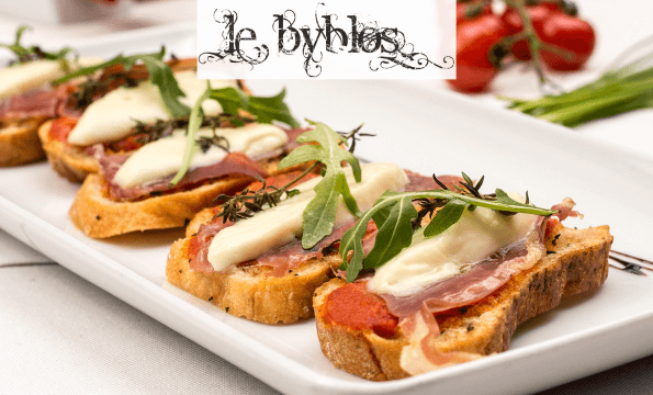Café Restaurant Le Byblos | GAMBAS A GOGO, FONDUES, TAPAS | CHF 20.- offerts