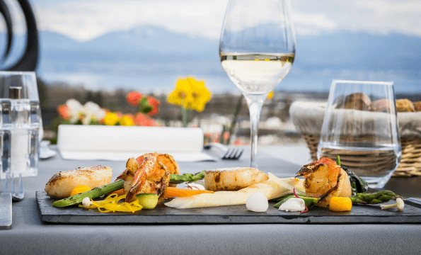 VUE SUR LE LAC ET TERRASSE | CHF 20.- offerts