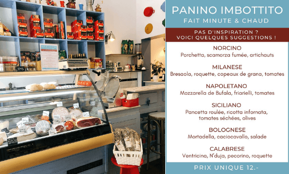 TRAITEUR ITALIEN LAUSANNE CENTRE | Panino offert