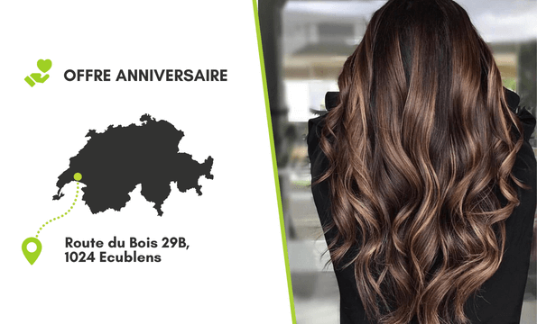COIFFURE ECUBLENS | Offre anniversaire 50% de remise
