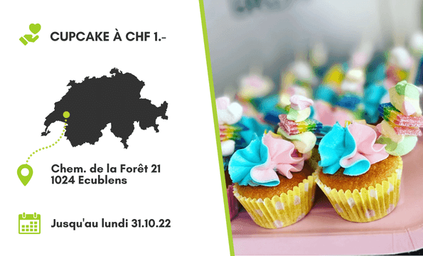 CUPCAKES FAITS MAISON | Cupcake à CHF 1.-