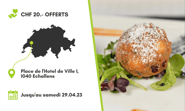 GAULT & MILLAU 13/20 | CHF 20.- offerts