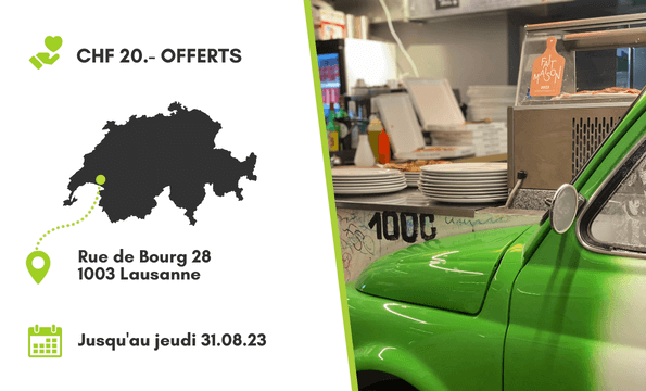 PIZZERIA CHEZ MARIO | CHF 20.- offerts 