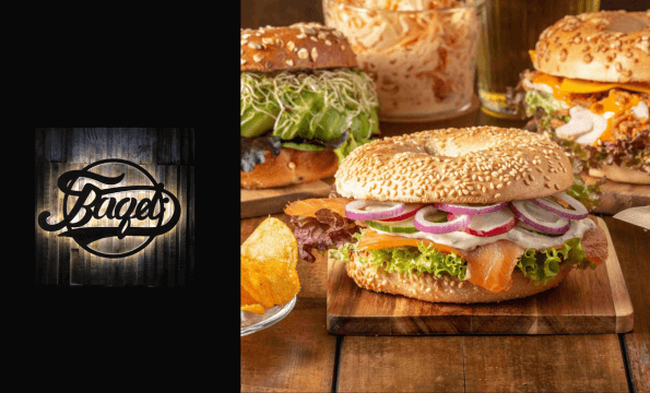 BAGEL ON THE WAY GARE | CHF 12.-  le Menu Bagel Poulet