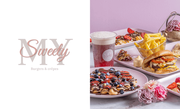 RESTAURANT MY SWEETY |  CHF 10.-  le menu Smash burger