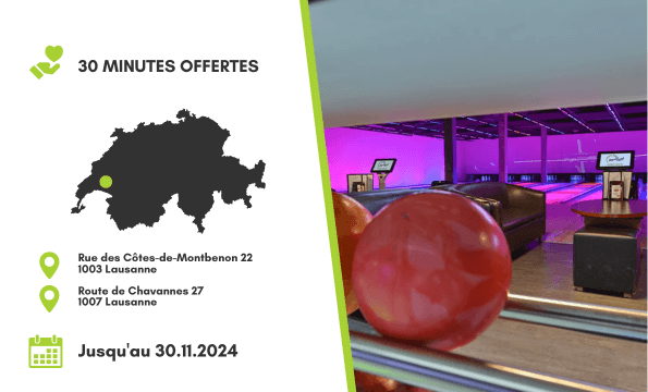 BOWLING VIDY ET FLON | 30 minutes offertes