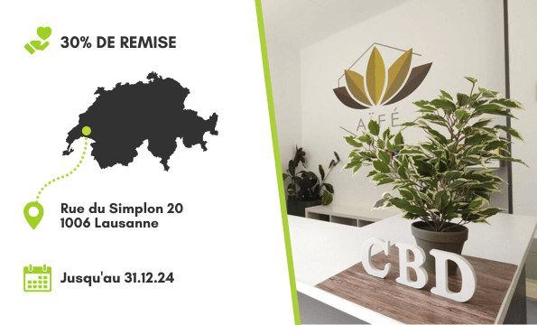 CBD SUISSE | 30% de remise