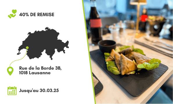 CUISINE ÉRYTHRÉNNE ET GRILL | 40% sur la carte