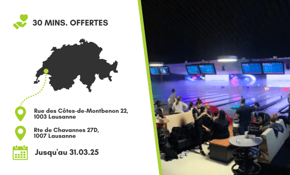 BOWLING VIDY ET FLON | 30 minutes offertes