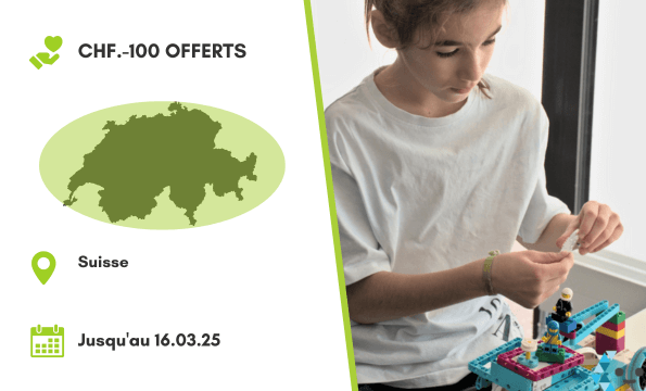 COURS ET STAGES ENFANTS | CHF 100.- offerts