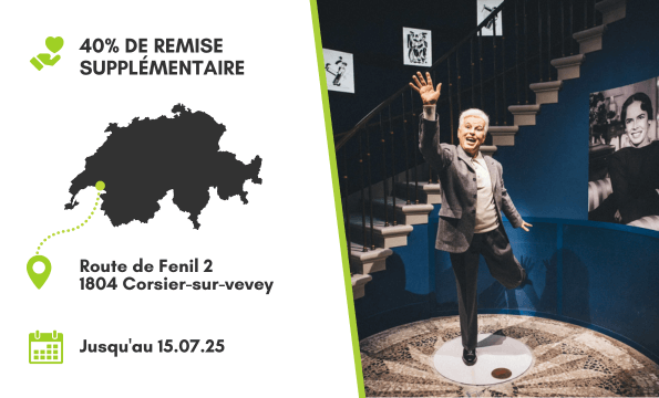 CHAPLIN'S WORLD | 40% de remise supplémentaire