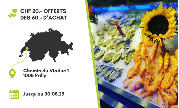 BUFFET ASIATIQUE À GOGO  | CHF 20.- offerts