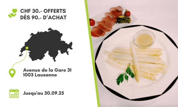 RESTAURANT TRADITIONNEL | CHF 30.- offerts 