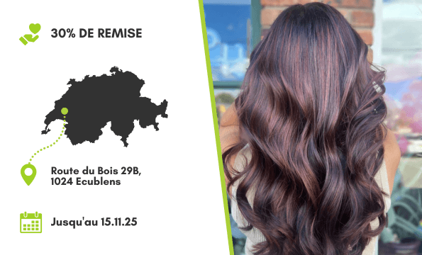 SALON DE COIFFURE | 30% de remise