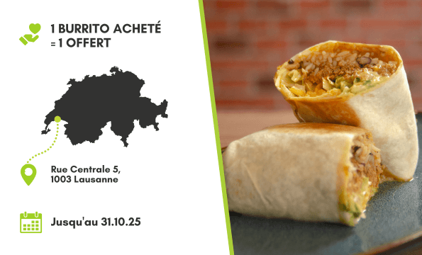 MEXICANA CENTRAL | 1 Burrito offert