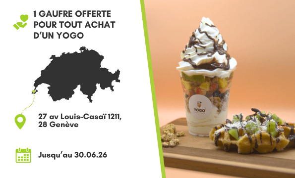 YOGO | 1 gaufre offerte